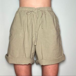 Vintage Green Shorts